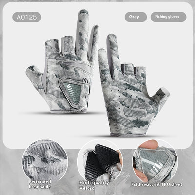 Guantes de Pesca Profesionales con Protección Solar y Tres Dedos Expuestos - Image 6