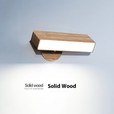 Lámpara de Pared Minimalista en Madera para Dormitorio - Image 4