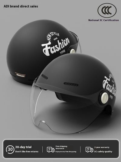 Casco Moto Semintergral Batería Universal Cuatro Estaciones - Image 27