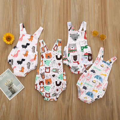 Mameluco Estampado para Bebé con Diseño Triangular - Image 5