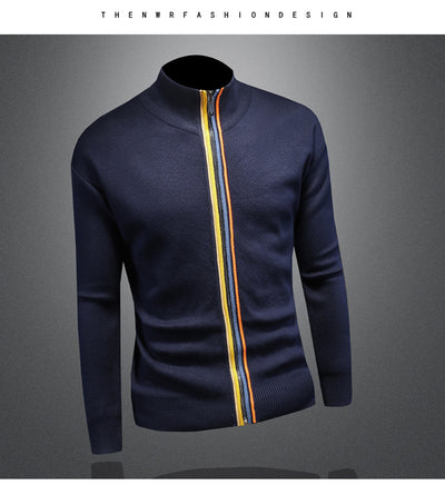 Cardigan Suéter Hombre Slim Fit Elegante - Image 12