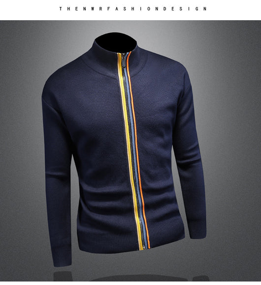 Cardigan Suéter Hombre Slim Fit Elegante - Image 12