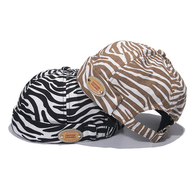 Sombrero Zebra Borderless de Cuero Melón - Estilo Landlord - Image 10