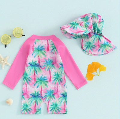 Traje de Baño Bebé de Una Pieza con Mangas Largas - Image 9