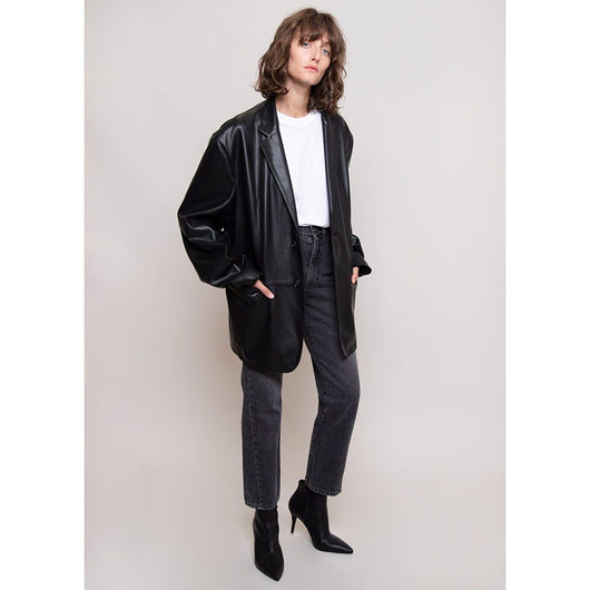 Cardigan Suelto de Cuero Proteína para Mujer - Chaqueta Casual de Manga Larga - Image 24