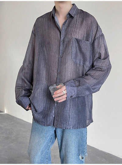 Camisa de Rayas Diseño Exclusivo para Hombre - Image 14