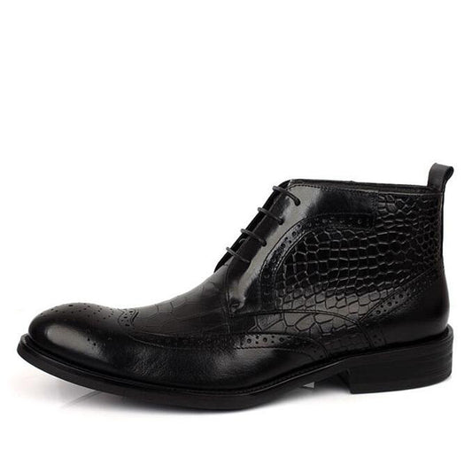 Botas de Cuero Genuino para Hombre - Calidez y Comodidad en Cada Paso