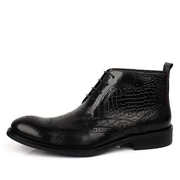 Botas de Cuero Genuino para Hombre - Calidez y Comodidad en Cada Paso