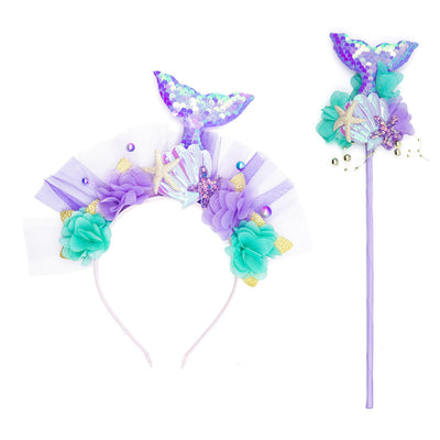 Diadema de Cola de Sirena Infantil con Accesorios Mágicos - Image 3