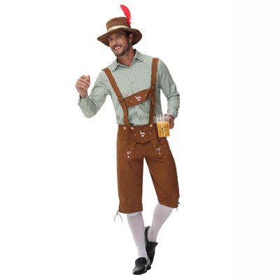 Peto de Cuadros para Festivales de Cerveza - Estilo Tradicional Hombre - Image 5