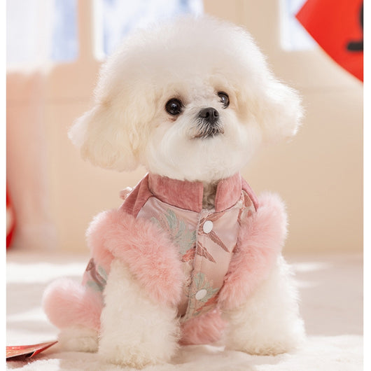 Abrigo Tradicional Chino para Mascotas - Chaqueta Acolchada de Año Nuevo para Perros y Gatos - Image 11
