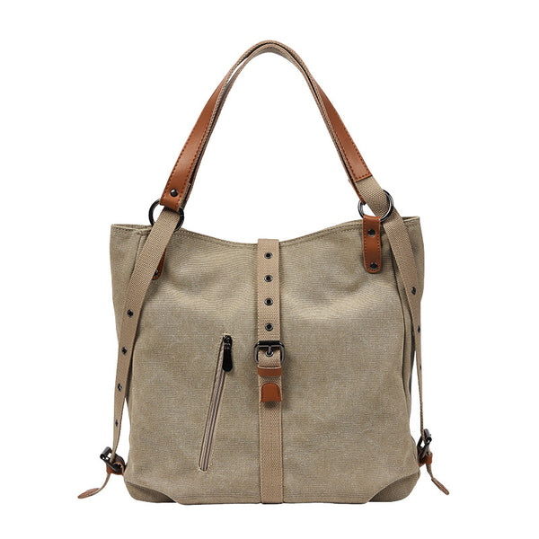 Bolso de Hombro Retro Estilo Simple Gran Capacidad
