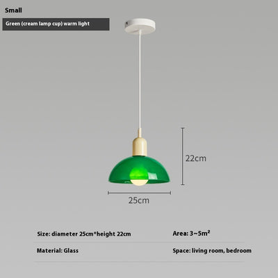 Lámpara Colgante Bauhaus Retro de Cristal para Restaurante - Image 58
