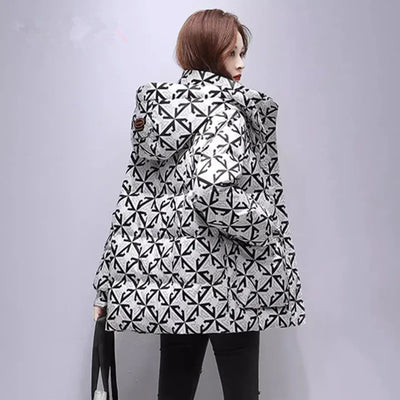 Chaqueta Acolchada de Algodón para Mujer - Largo Medio - Image 2