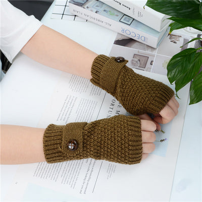 Guantes Mitones de Otoño e Invierno - Medio Dedos - Image 3