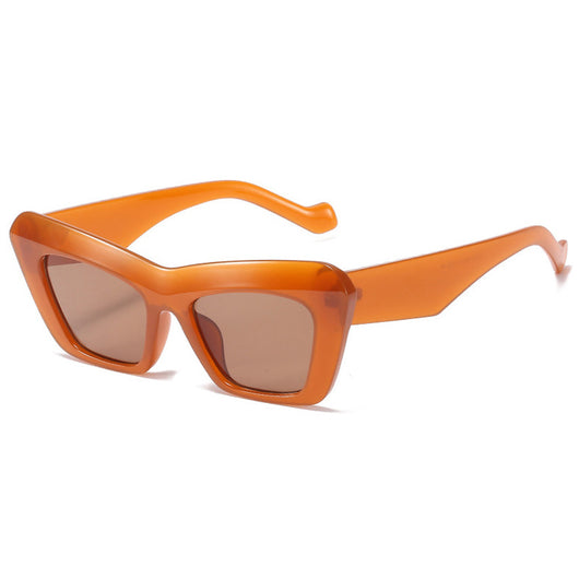 Gafas de Sol Retro Hip Hop Ojo de Gato Triangular para Mujer - Image 8