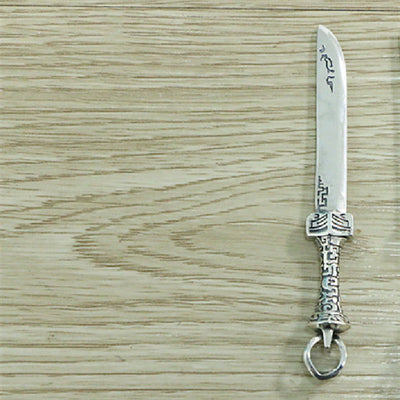 Dije Personalizador de Plata Esterlina S925 Diseño de Cuchillo - Image 3