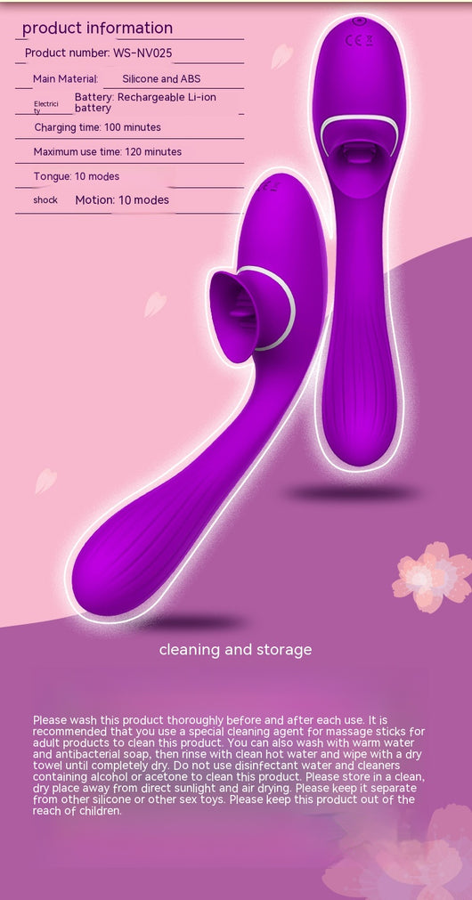 Vibrador de Lengua Flexible con Tecnología de Lametazo para Placer Intenso - Image 8