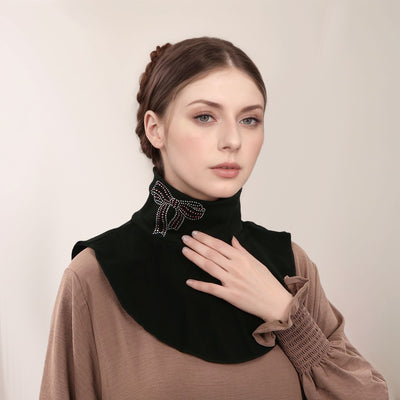 Pañuelo Cuello Moño con Diamantes de Poliéster para Mujer - Image 12