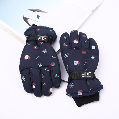 Guantes de Esquí Infantiles Térmicos con Forro Polar y Dedos Protegidos - Image 20