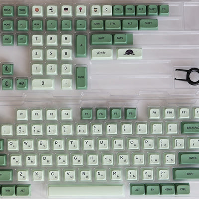 Teclado Mecánico 124 Teclas Matcha - Keycaps PBT Sublimados - Image 5