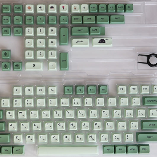Teclado Mecánico 124 Teclas Matcha - Keycaps PBT Sublimados - Image 5