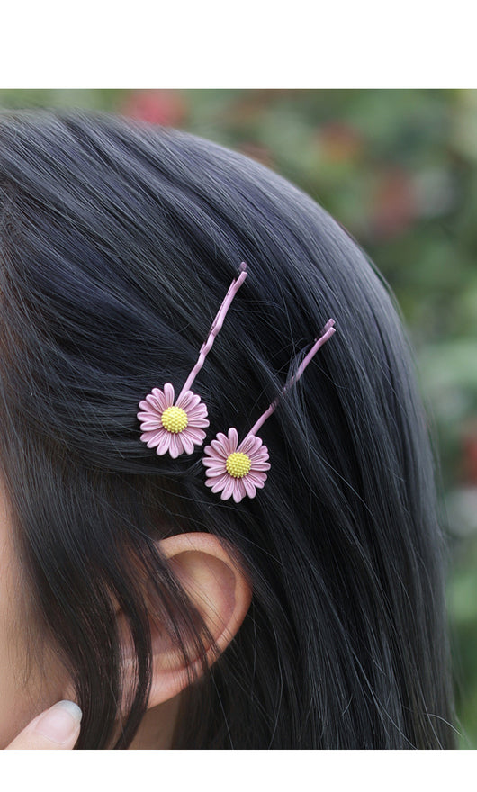 Elegante Pinza para Cabello con Diseño de Margarita - Image 4