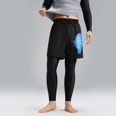 Bañador Deportivo para Hombre con Protección UPF y Diseño Split - Image 6