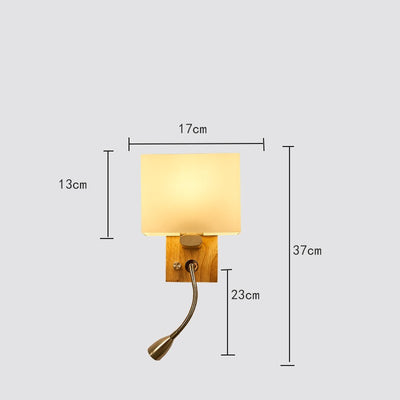 Luces LED para Cabecera de Cama - Diseño Moderno en Madera para Hoteles y Dormitorios - Image 15