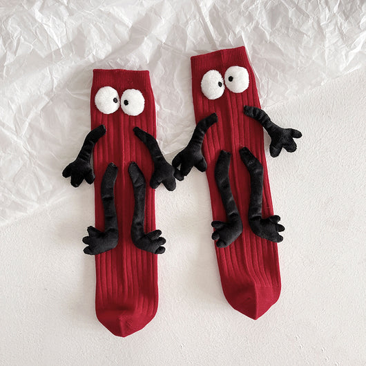 Calcetines Cortos de Algodón Puro con Muñeca Adorable - Diseño para Parejas - Image 16
