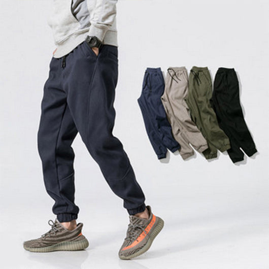 Pantalones Casuales Recortados de Color Sólido para Hombre - Image 6