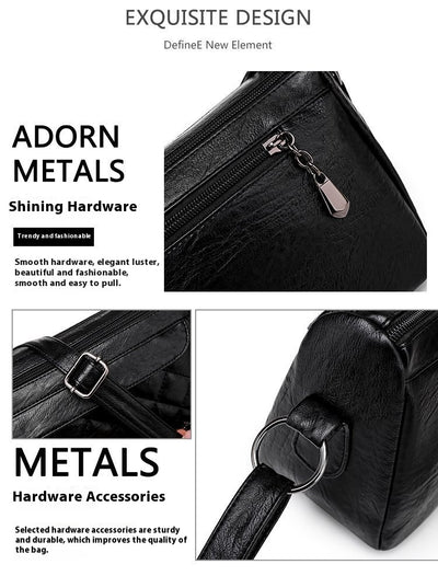 Bolso Bandolera de Cuero PU Texturizado Suave - Image 20