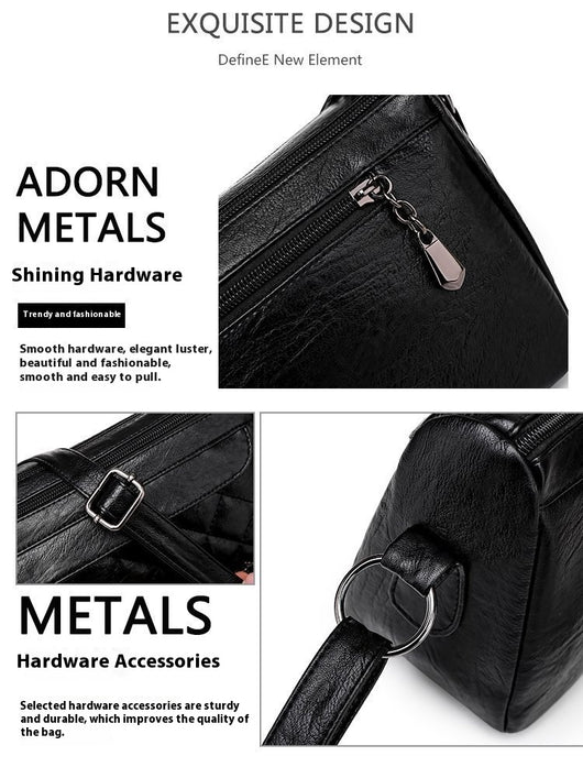 Bolso Bandolera de Cuero PU Texturizado Suave - Image 20