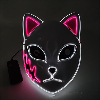 Máscara Luminosa de Anime para Cosplay y Eventos Comic - Image 5