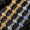 Pulsera de Circonita Multicolor con Cierre de Resorte