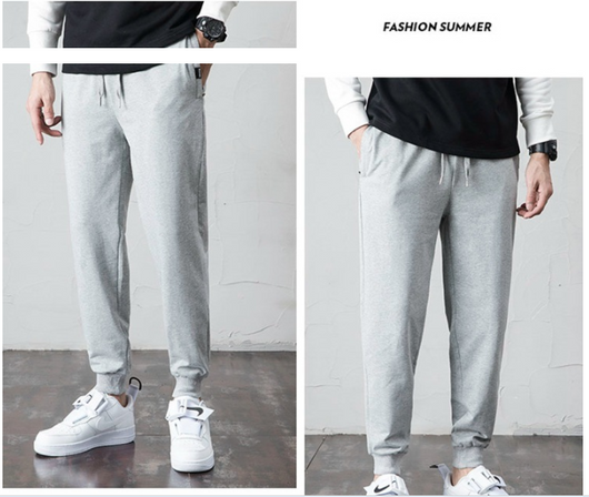 Pantalones de Algodón con Puños Fruncidos - Image 7