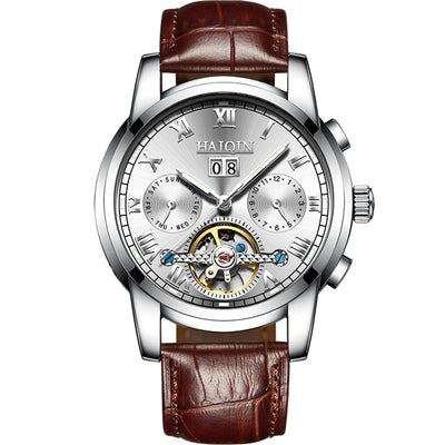 Reloj Automático Mecánico Hueco Luminoso Resistente al Agua para Hombre - Image 12