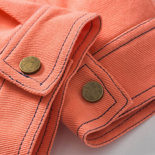 Chaqueta Casual de Color Block con Solapa para Hombre y Mujer - Image 8