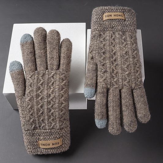 Guantes de Ciclismo Térmicos con Forro Polar y Pantalla Táctil