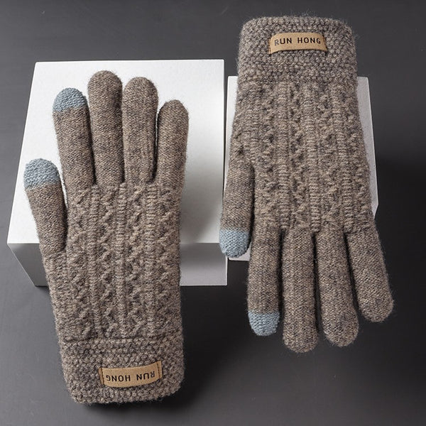 Guantes de Ciclismo Térmicos con Forro Polar y Pantalla Táctil