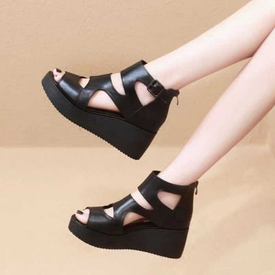 Sandalias Plataforma Ajustables - Zapatos Ligeros Versátiles para Todas las Estaciones