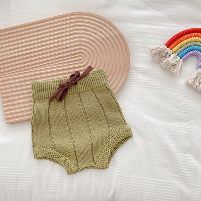 Shorts de Lana Tejida para Bebé - Abrigo Otoño e Invierno - Image 5