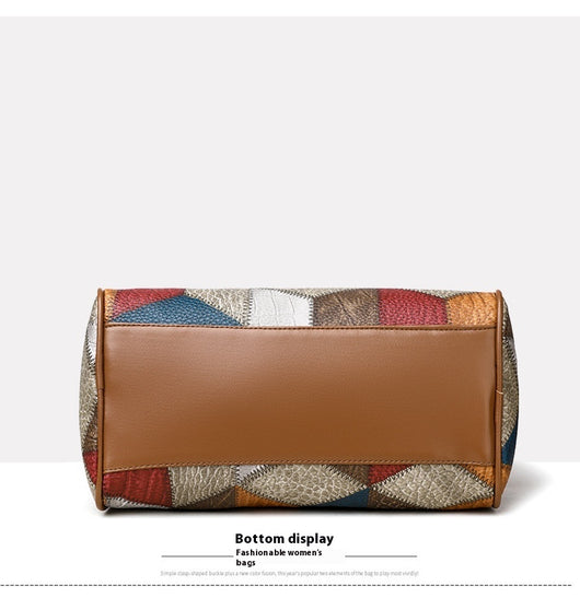 Bolso Bandolera Geométrico Cuadrillé Contraste de Colores para el Trabajo - Image 11