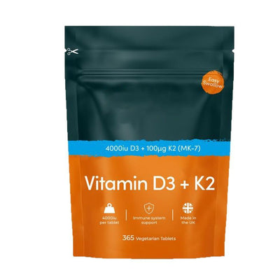 Vitamina D3 + K2 - Suplemento Óseo y Inmunológico de 365 Tabletas - Image 2