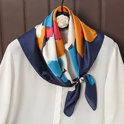 Pañuelo de Seda 70x70 Estilo Coreano - Versátil y Elegante - Image 8