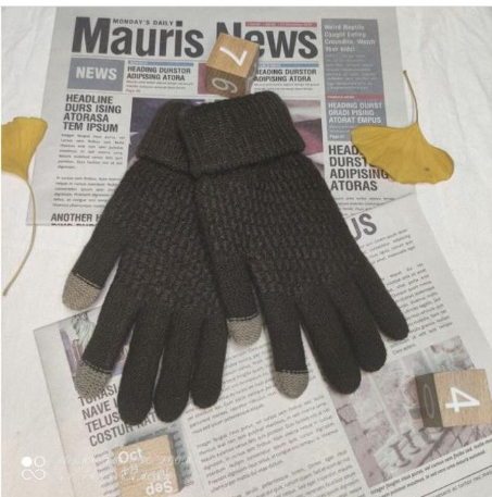 Guantes Tejidos para Mujer con Pantalla Táctil y Diseño Jacquard - Image 22