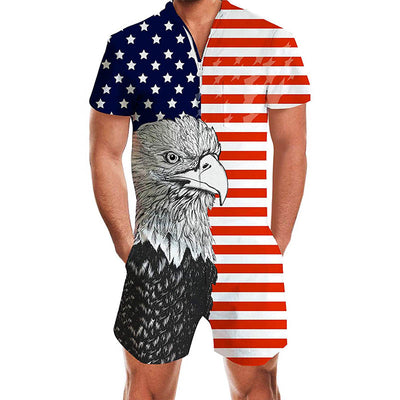 Enterizo Hawaiano: Camisa y Shorts en Una Pieza - Image 3