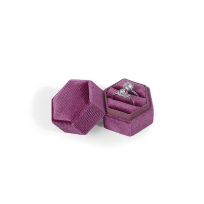 Caja de Terciopelo Hexagonal para Joyas Premium - Image 6
