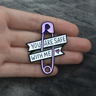 Broche Pin Letra Inglesa Púrpura Estilo Instagram - Accesorio de Personalidad Creativa - Image 12