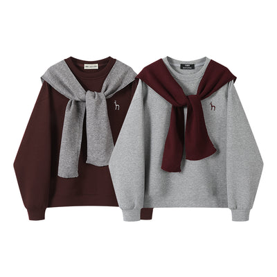 Sudadera Suelta Cuello Redondo para Mujer - Image 7